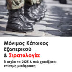 Μόνιμοι Κάτοικοι Εξωτερικού & Στρατολογία: Τι Ισχύει και πού Χρειάζονται Μεταφράσεις (2025). Διάβασε Ποια δικαιολογητικά και ποιές μεταφράσεις χρειάζονται!