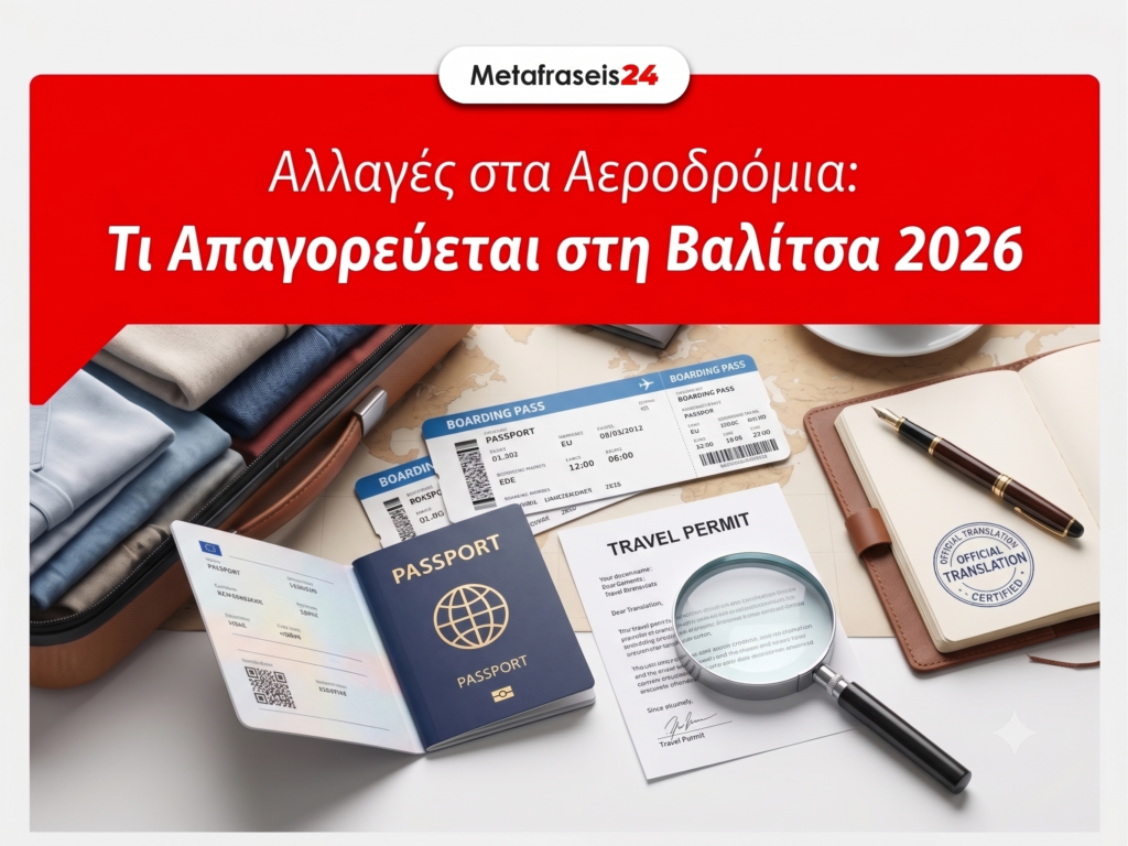 Νέοι Κανόνες Πτήσεων: Τι Απαγορεύεται στην Βαλίτσα [2026]. Λίστα Απαγορευμένων Αντικειμένων: Τι πάει πού και η παγίδα της τελευταίας στιγμής.